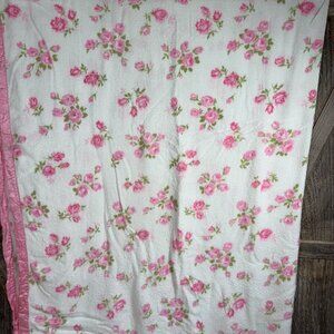 Vintage Pink Roses Blanket‎
